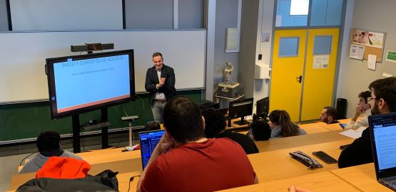 Clase en la Universidade de Vigo